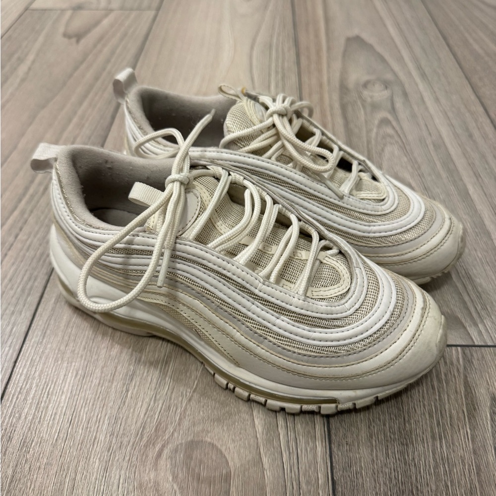 Nike Women's Athletic Sneakers in Cream/Off-White